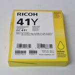 Ricoh GC41Y genuine Yellow 405764 SG 7100 3110 3120 date 02.2024/05.2024/03.2025