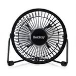 Beldray EH3647WK 4" Mini USB Desk Fan - Connect To Laptop, Computer, USB Plugs, Strong Wind, Refreshing Breeze, Adjustable Tilting Head, Sturdy Base, For Home, Desktop, Office, Tabletop, Bedrooms