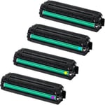 Compatible Multipack Samsung CLP-415N Printer Toner Cartridges (4 Pack) -CLT-K504S