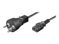 MicroConnect - Strömkabel - ström till power IEC 60320 C13 - 10 m - svart - Danmark