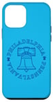Coque pour iPhone 12 mini Philly Liberty Bell Souvenir de vacances patriotique à Philadelphie
