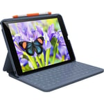Logitech Bluetooth Keyboard iPad  7th 8th 9th gen  Rugged Lite QWERTY UK English