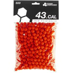 Dynamic Sports Gear RAM Cal .43 Paintballs - 500st (Färg: Rött Skal/Röd Fyllning)