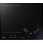 Samsung 60cm 4 Zone Induction Hob with Flex Plus and Virtual Flame Black