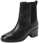 Tommy Hilfiger Femme Bottes Mid Boot Chelsea Thermo Cuir, Noir (Black), 40 EU