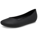 Crocs Women's Brooklyn Flat Ballet, Black, 9 UK