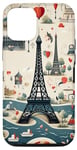 Coque pour iPhone 14 Pro Paris de la Tour Eiffel à Notre-Dame