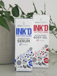 SkinAcademy Ink'd Tattoo Care Nourishing Body Oil 75ml  & Hydrating Serum 50ml