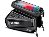 Wildman Xxles6 Bike Case/Holder Frame Bag Black
