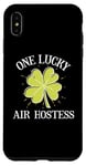 iPhone XS Max St Patricks Day Graphic for an Air Hostess One Lucky Case