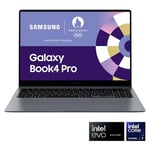 Samsung Galaxy Book4 Pro Ordinateur portable 16'', Intel Evo Edition – Intel Core Ultra 7, 155H 16Go RAM 512Go SSD Intel ARC Graphics, Gris Anthracite, clavier AZERTY FR