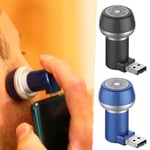 Men's Magnetic Suction Phone Razor Rechargeable Electric Shaver B Sapphire