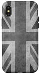 iPhone X/XS UK Union Jack Flag in Grungy Style Banner version Case