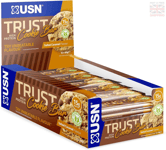 USN Trust Cookie Bar Salted Caramel Protein Cookie High Protein Bars Perfect On