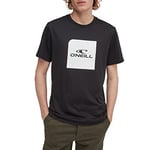 O'NEILL Cube Shortsleeve Shirt, Casual Logo, Black Out, XS Homme