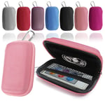 LOVE MY CASE Durable Baby Pink MP3 Player Case, Hard Clamshell Case, Earphone Case, Holder with Metal Carabiner Clip for Apple iPod Nano 7th Generation 16GB with Love My Case Cleaning Cloth
