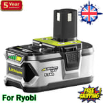 P108 For Ryobi RB18L50 18V 5.0Ah Battery Pack RB18L40 P104 P107 P109 P102 P105