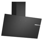 Bosch Series 2 80cm Angled Chimney Cooker Hood - Black DWK85DK60B