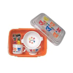 MIKI HOUSE HOT BISCUITS Lunch Box Set Orange 76-1042-347 Plastic， Stainless  FS