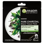 Garnier Pure Charcoal Tea Skin Naturals Ansiktsmask 1 st (W) (P2)