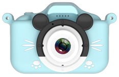 Digitalkamera til børn - Inklusiv 32GB Micro-SD - Lyseblå