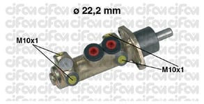 Huvudbromscylinder - Fiat - Tipo, Punto, Barchetta, Bravo, Brava, Coupé, Marea, Multipla, Tempra. Alfa romeo - Gtv, Spider, 155, 146, 145