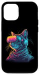 iPhone 15 Pro Neon Feline Fantasy Case