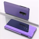Hülle® Plating Flip Mirror Case for Xiaomi Redmi Note 8 Pro (Purple)