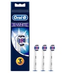 Oral-B 64708760-EB18 3D White Replacement Rechargeable Toothbrush Heads - Pack of 3
