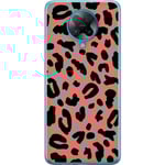 Xiaomi Poco F2 Pro Transparent Mobilskal Leopardskrud