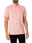 GANTRegular Shield Pique Polo Shirt - Bubblegum Pink