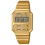 Casio A100WE-1AEF Stainless Steel Bracelet with Warranty GOLD Colour
