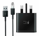 Samsung Galaxy S8+ S9+ S10 Plus Note 8 2amp Fast Mains Charger Type-c Usb Cable