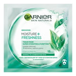 Garnier Moisture + Freshness Skin Naturals Ansiktsmask 1 st (W) (P2)