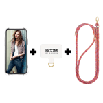 Boom Galaxy J4 Plus Skal med Halsband - RedMix - TheMobileStore Necklace Case