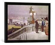 'Encadré Image de AKG Anonymous Kaiser Franz Joseph Impression d'art dans Le Cadre de Haute qualité Photos Fait Main dans Budapest, 60 x 40 cm, Noir Mat