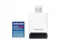 Samsung PRO Plus MB-SD512SB/WW, 512 GB, SDXC, UHS-I, 180 MB/s, 130 MB/s, Class 3 (U3)