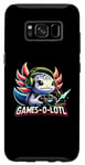 Coque pour Galaxy S8 Games-O-Lotl Axolotl Manette de jeu vidéo