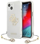 Guess 4G Big Logo Cover med Charm (iPhone 13)