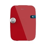 Cecotec Mini Réfrigérateur Bolero MiniCooling 4L Río Red, Fonctionnement 12V-220V, Compatible avec voitures et caravanes, Fonction de refroidissement et de chauffage, Plage de température 5-65º