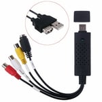 USB 2.0 VHS Tapes Tape to DVD VCR Audio Video Converter Capture Card Adapter PC