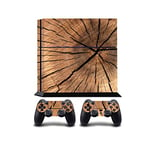 Splitting Tree Trunk Print PS4 PlayStation 4 Vinyl Wrap/Skin/Cover for Sony PlayStation 4 Console and PS4 Controllers
