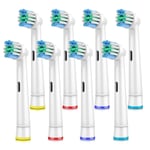 ⭐️✅ORAL B BRAUN TOOTHBRUSH HEADS COMPATIBLE REPLACEMENT ELECTRIC 8 PACK✅️⭐