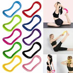 Tpe Yoga Circle Stretch Resistance Ring Pilates Bodybuilding Fit F