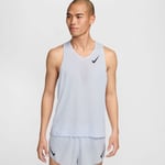 Nike Dri-FIT Advanced Aeroswift Singlet XXL för män - Blå löparsinglet med hög prestanda och komfort