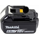 Makita DGA 504 G1J Meuleuse d'angle sans fil 18 V 125 mm brushless + 1x Batterie 6.0 Ah + Coffret Makpac - sans chargeur