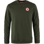 Fjällräven 1960 Logo Badge Sweater Men sweatshirt Deep Forest-662 M - Fri frakt