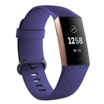 Sport Armband till Fitbit Charge 3 - Mörkblå