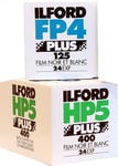 ILFORD FP4 & HP5 35mm 24 exposure B&W 2 FILM TRIAL PACK BY 1st CLASS POST