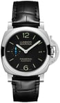 Panerai PAM01372 Luminor Sort/Læder Ø40 mm